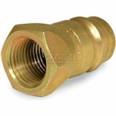 APACHE Apache Hydraulic Quick Coupler 39041070, 1/2" ISO Male Tip (Ball) 3/4"-16 Forb 39041070